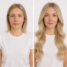 Før/etter - Farge Kald Blond #101 thumbnail