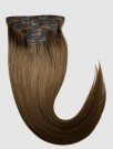Invisible clip-in extensions - Farge Nøttebrun #6 thumbnail