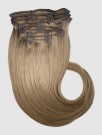 Clip on extensions 55 cm - Europeisk hår - Askebrun #7 thumbnail