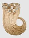 Clip on extensions 40 cm - Europeisk hår - Gyllen blond #22 thumbnail