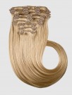 Clip on extensions 40 cm - Europeisk hår - Naturlig blond #16 thumbnail