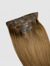 Invisible clip-in extensions - Farge Nøttebrun #6 thumbnail