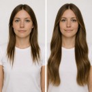 Før/etter - Farge Nøttebrun #6 thumbnail