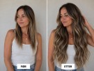 Før og etter - Farge Balayage C22 thumbnail