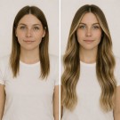 Før/etter - Farge Ombre Highlights #2/#66/#60 thumbnail