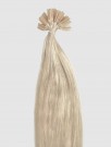 Platinablond farge 60 - Keratin extensions 55 cm thumbnail