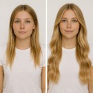 Før/etter - Farge Naturlig Blond #16 thumbnail