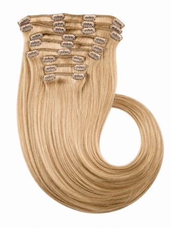 NATURLIG BLOND #16 - Europeisk Clip on 55 cm