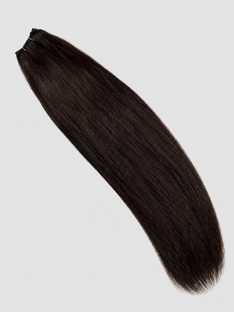 MØRKEBRUN #2 - HAIR WEFT 55 CM/100G