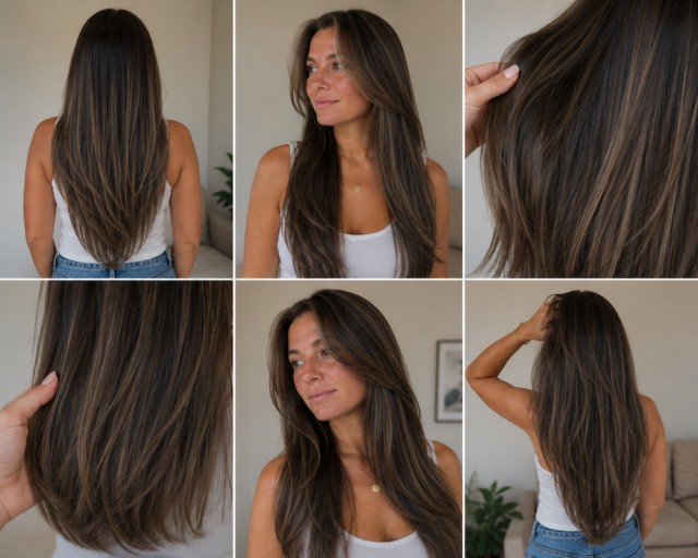 Farge Espresso Ombre