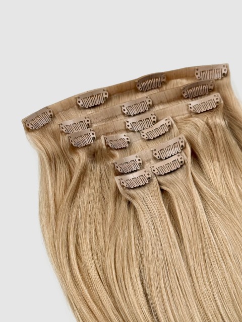 Invisible clip-in extensions - Naturlig blond 16
