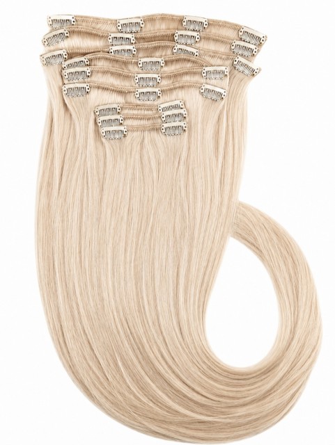 Clip on extensions 40 cm - Europeisk hår - ICE #601