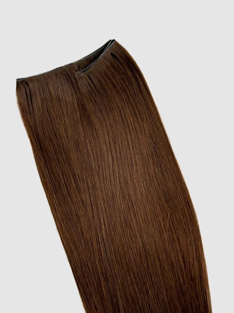 Invisible Weft Extensions - Farge: Mellombrun #3