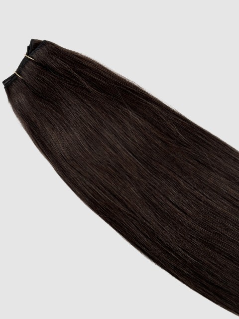 Weft hair - Hårtrense - Farge mørkebrun #2