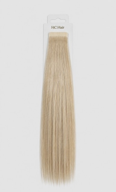 Tape extensions 45 cm - Europeisk hår - Lys blond #613