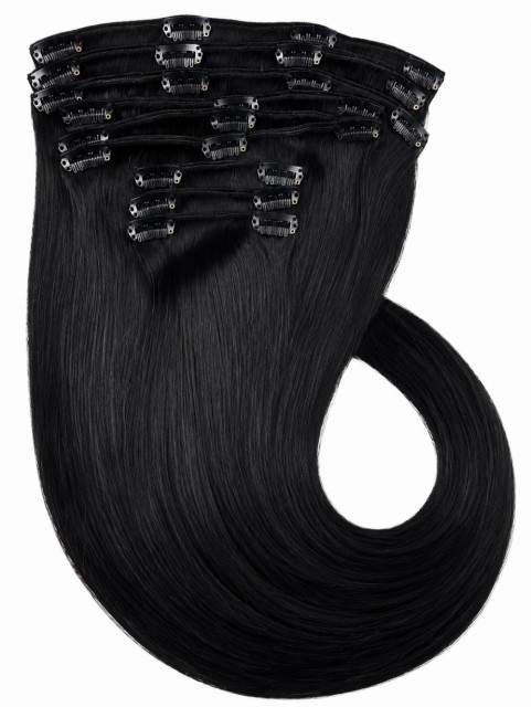 Farge 1 - Sort #1 - Clip on extensions 65 cm