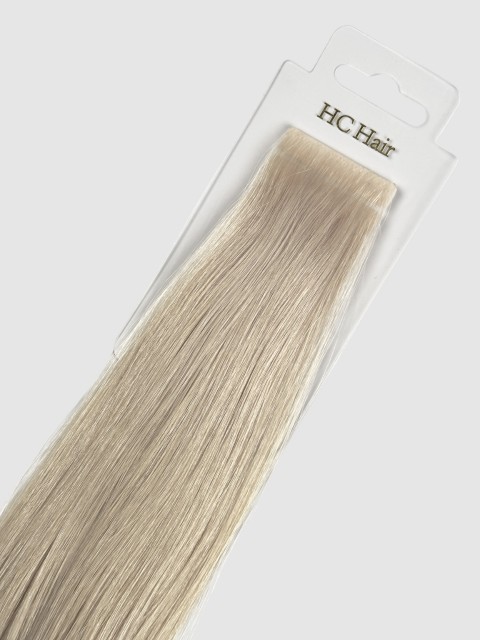 Platinablond farge 60 - Invisible tape extensions