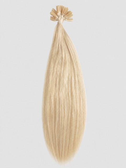 Farge Lys blond #613 - Keratin Extensions 65 cm