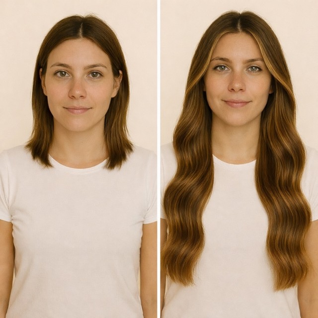 Før og etter - Farge M15