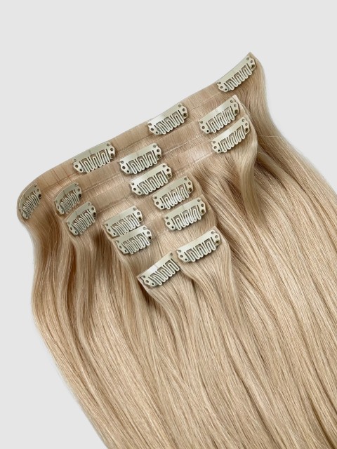 Invisible clip on extensions - Farge Gyllen blond #22