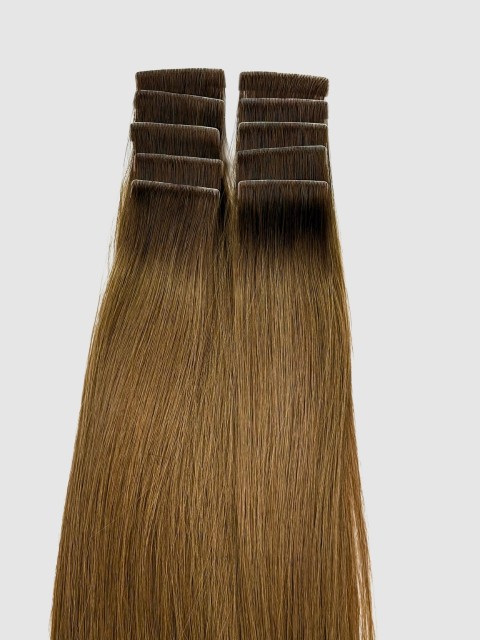 HCHair Invisible tape extensions 45 cm - Ombre #2/#6
