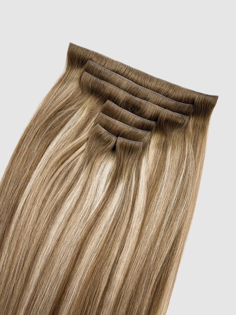 Farge Balayage C23 - Invisible Clip On Extensions