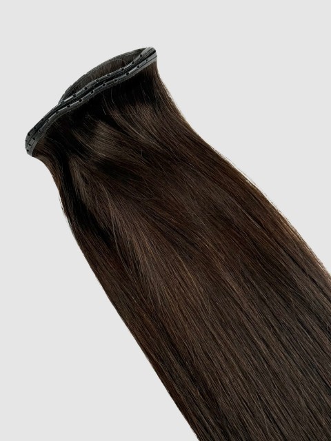 Farge Mørkebrun #2 - Butterfly Weft Extensions