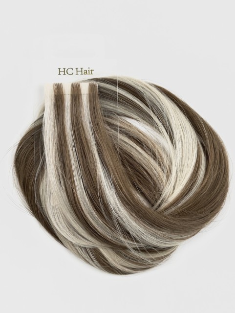 Pro Invisible tape extensions 55 cm - Double drawn - Farge M18