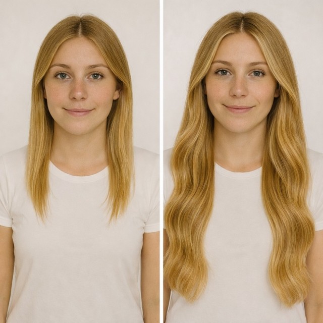 Før/etter - Farge Highlights #18/613