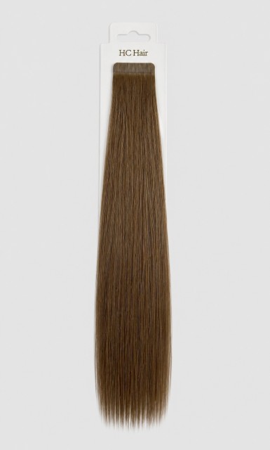 Tape extensions 55 cm - Indisk hår - Farge #6