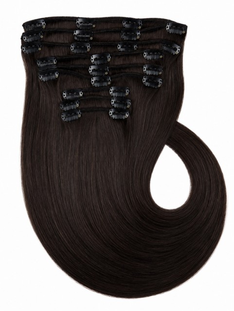 Sort/brun farge 1B - Clip on extensions 65 cm