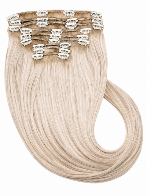 Clip on extensions 65 cm - Europeisk hår - Balayage #8/#613