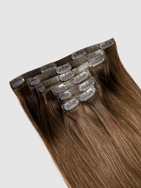 Invisible Clip-On - Farge Brun #4