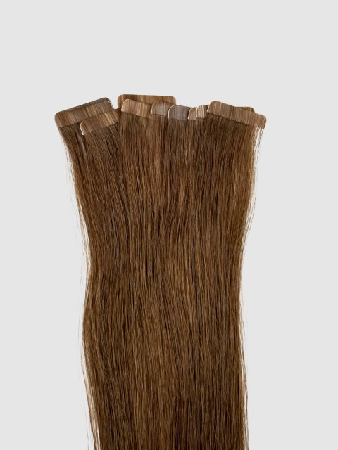 Farge Mocha brun #4 - Pro Tape Extensions