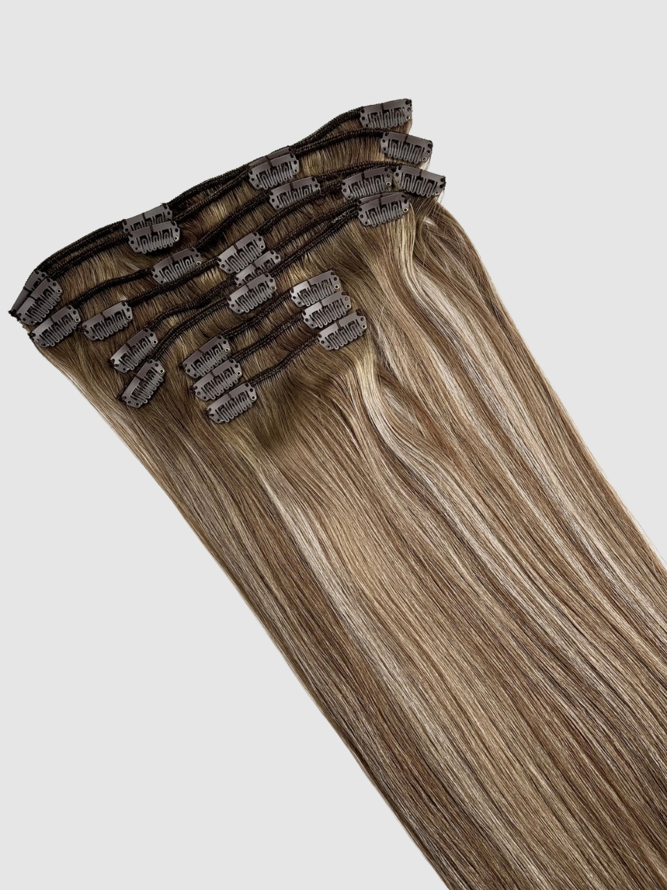 Farge C23 - Indisk clip on extensions