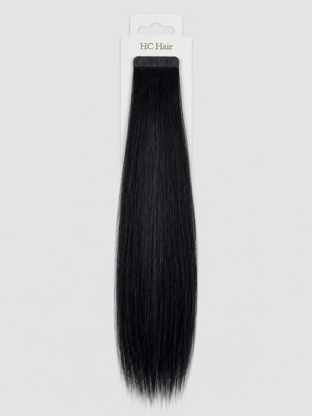 Tape extensions 45 cm - Europeisk hår - Sort #1