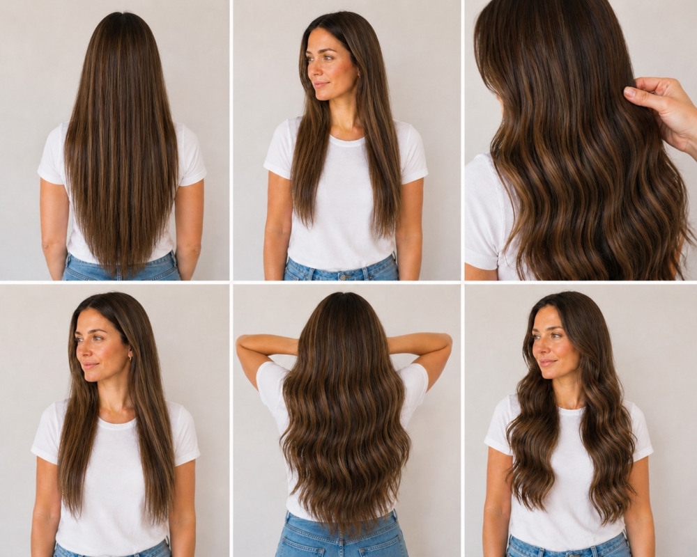 Farge #3 - Wavy Tape Extensions