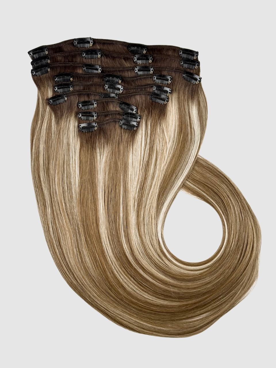 Clip on extensions - Ombre Highlights