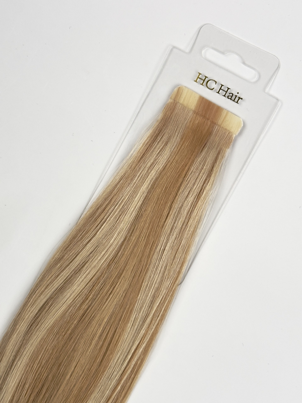 Tape extensions 35 cm - Europeisk hår - Highlights #18/#613