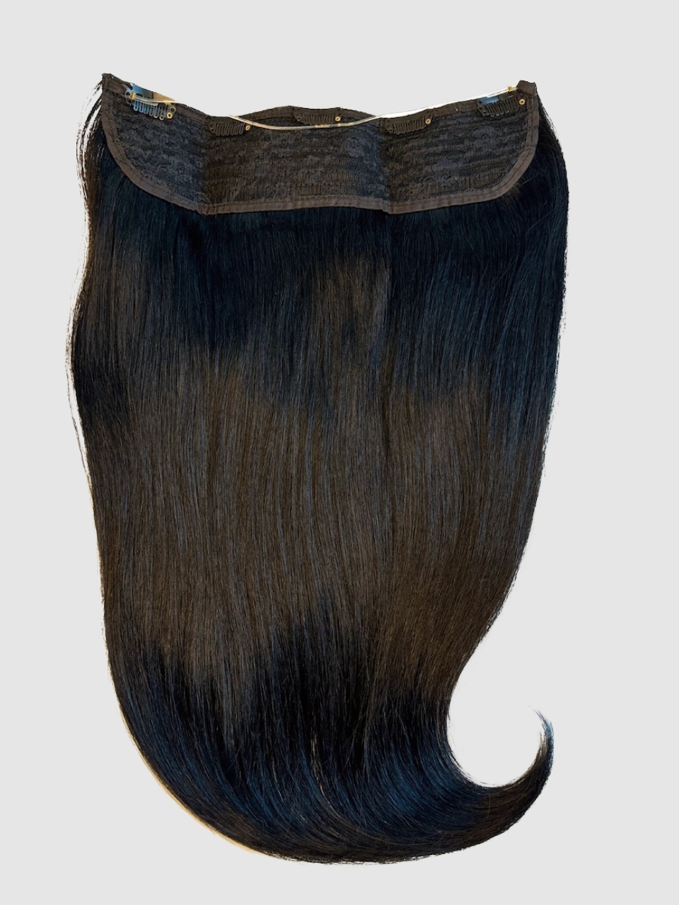 Hairband - Flip in hair - Halo - Farge Sort/Brun #1B