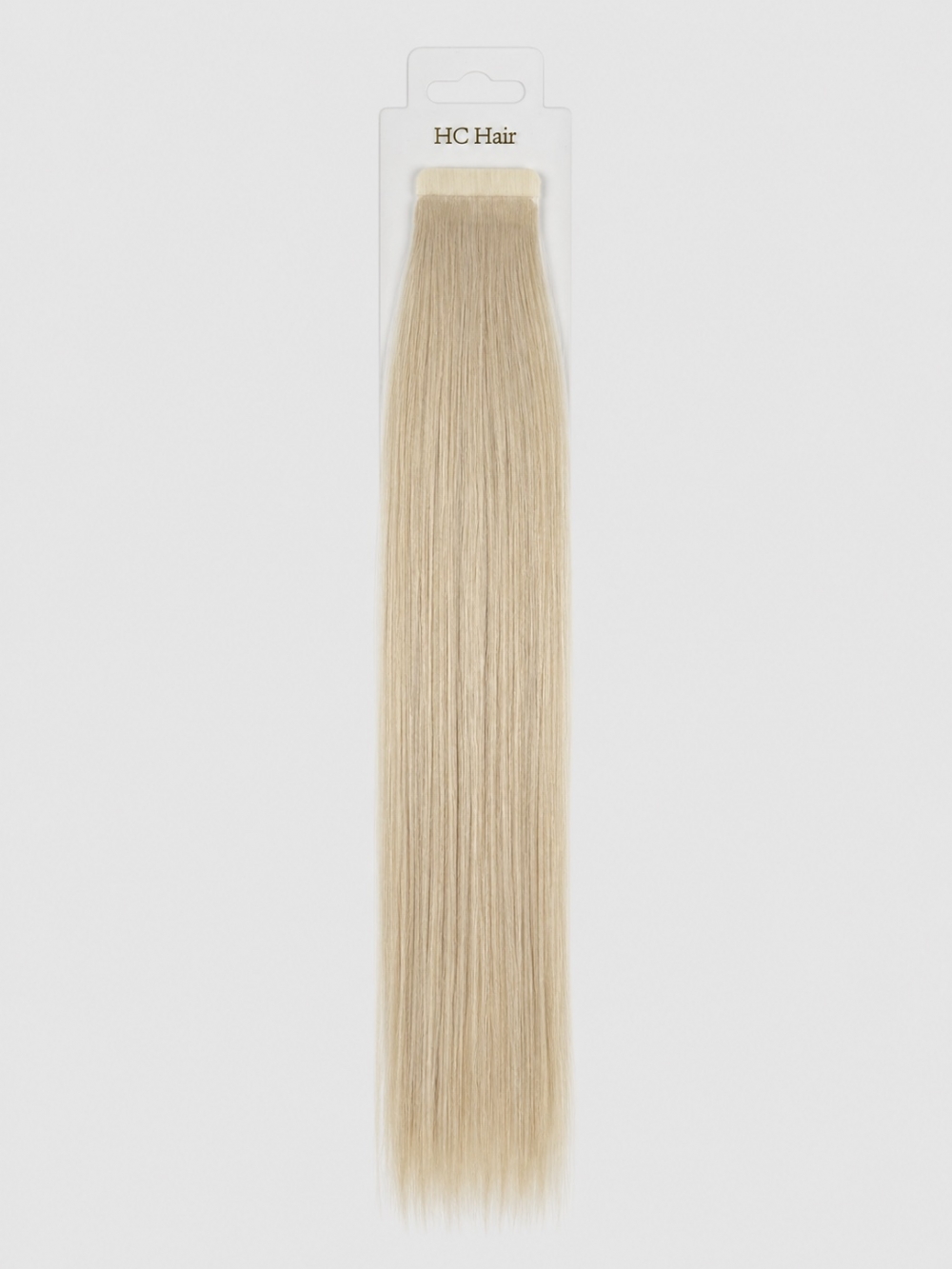 Farge Platinablond #60 - Tape extensions 35 cm