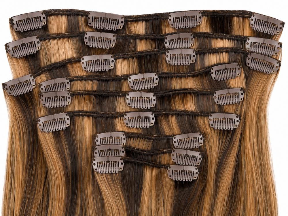 Clip on extensions 65 cm - Europeisk hår - M15