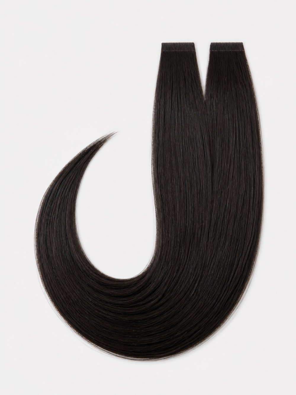 Pro Invisible tape extensions 55 cm - Double drawn - Farge #1B