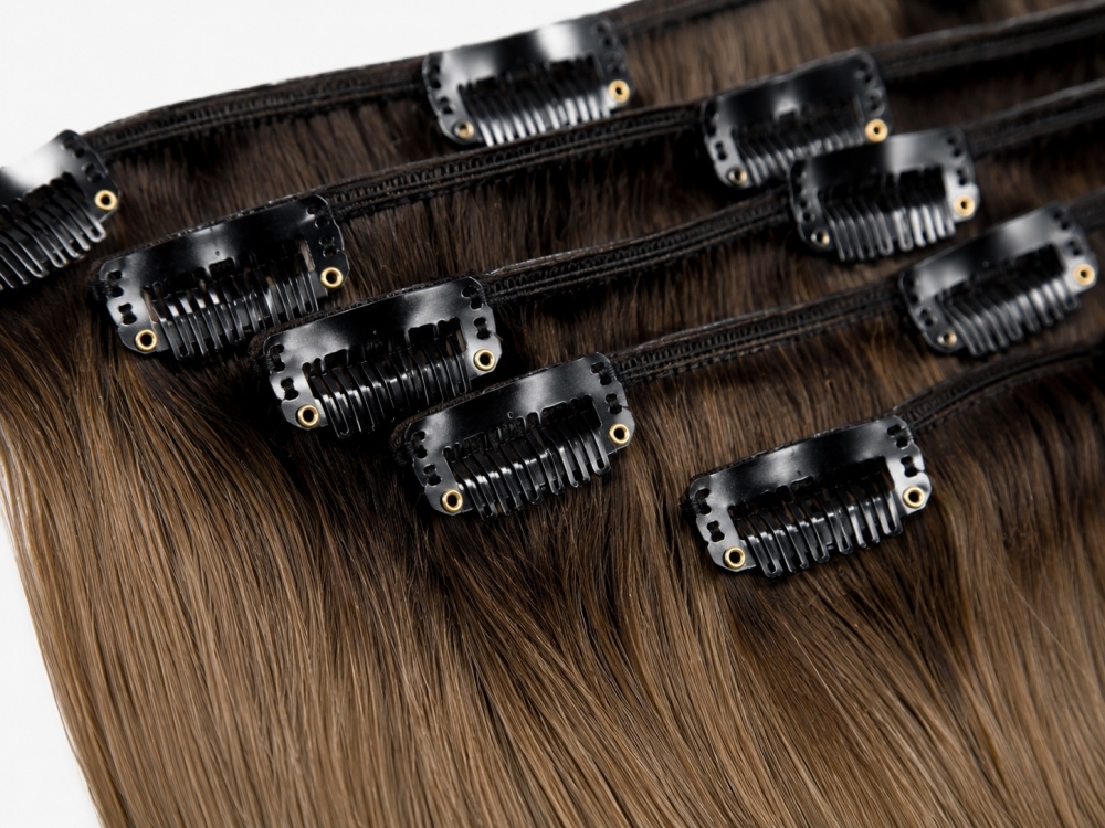 Clip on extensions 65 cm - Europeisk hår - Ombre 2/6