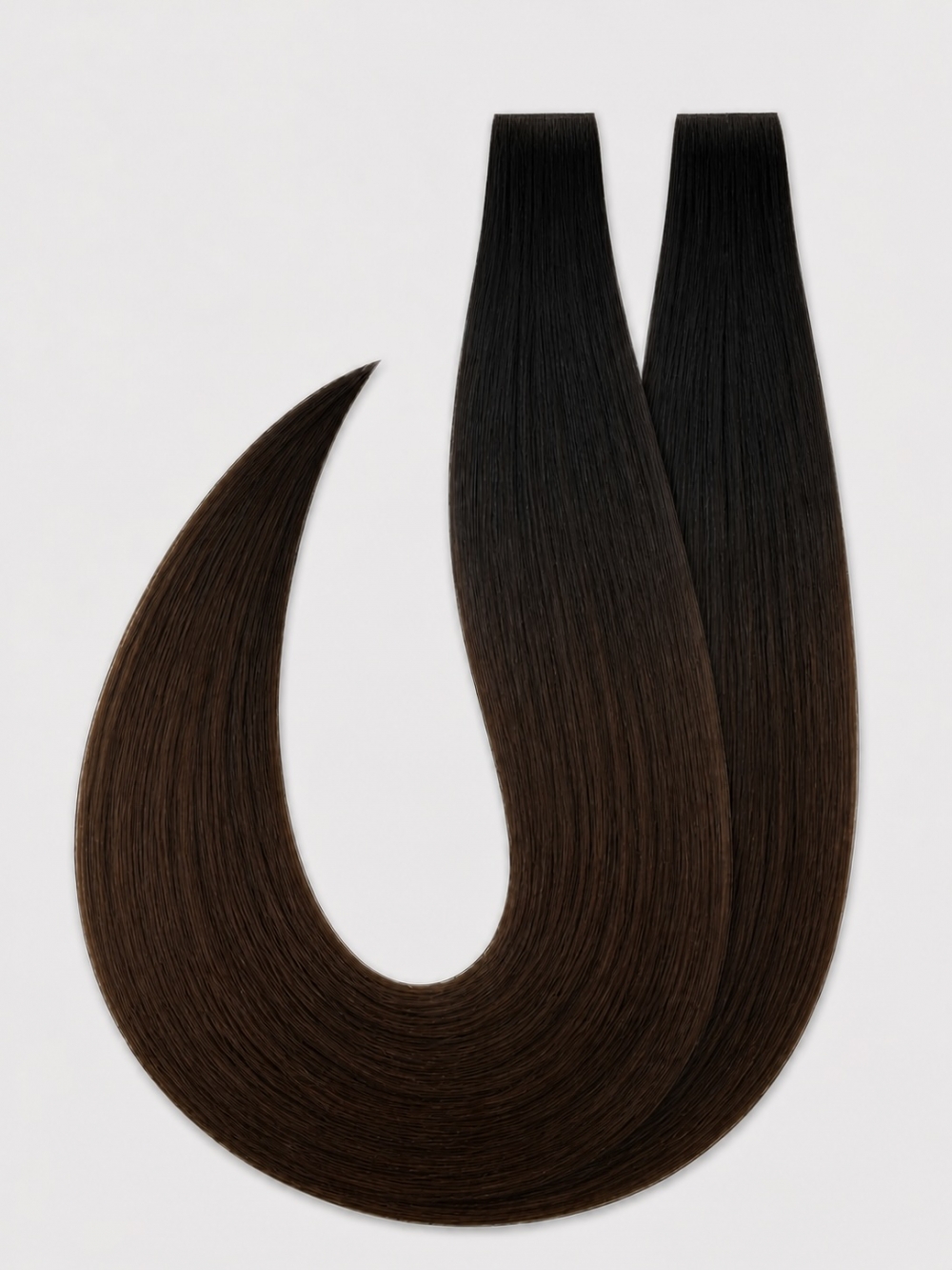 Pro Invisible tape extensions 55 cm - Double drawn - Farge #1b/#2/#4