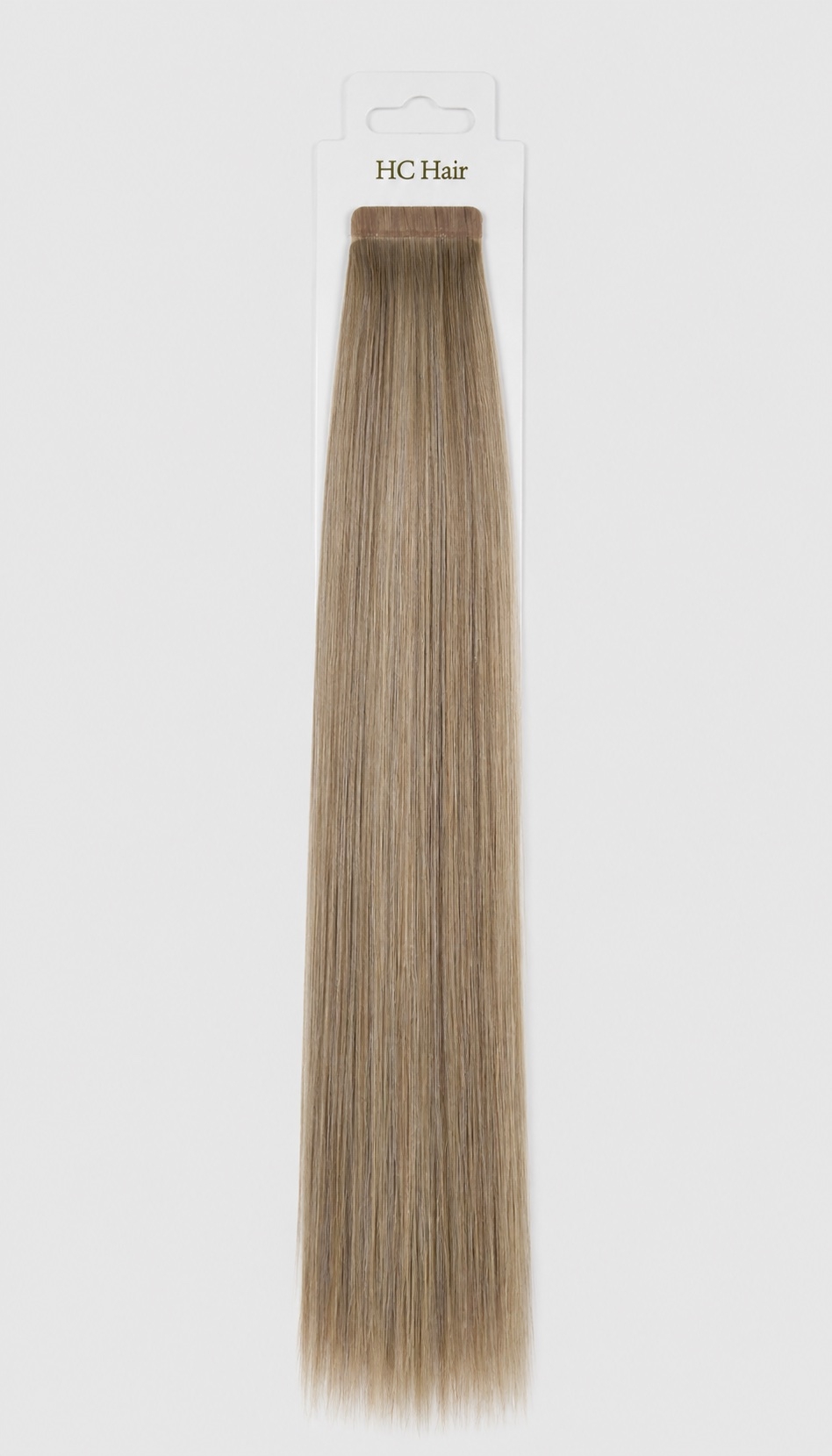 Tape extensions 55 cm - Europeisk hår - Askebrun #7