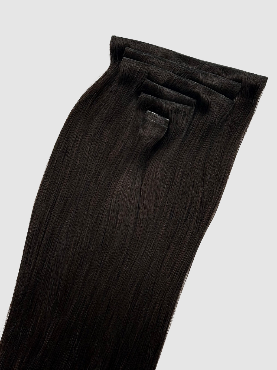 Invisible clip-on extensions - Sort/Brun #1B