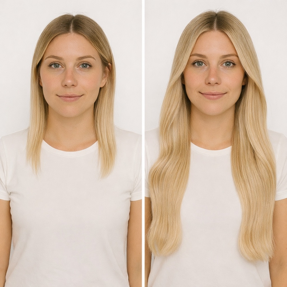 Før/etter - Farge Balayage #8/#60