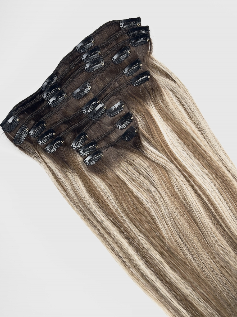 Clip on extensions 65 cm - Ombre Highlights