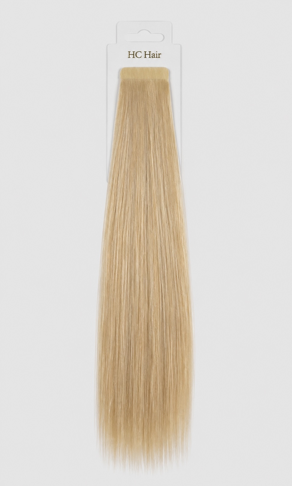 Tape extensions 55 cm - Europeisk hår - Gyllen blond #22